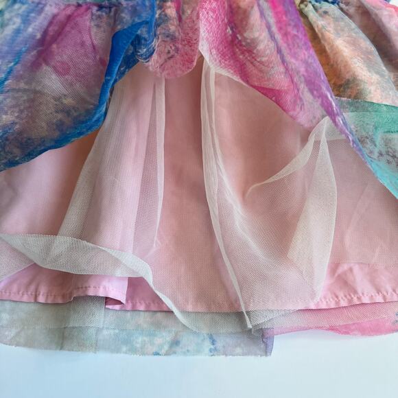 H&M Pink Tie-Dyed Tulle Dress - Picture 4 of 12
